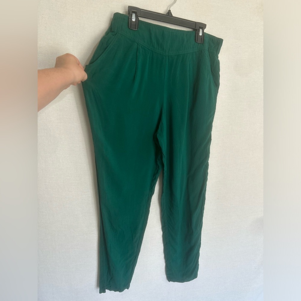 Free people emerald green pants